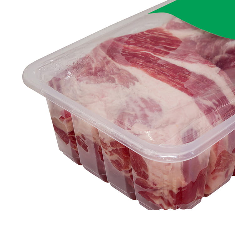 Leicht abziehbare thermoformbare PE-Ober- und Unterfolie für die Vakuumverpackung von Lebensmitteln