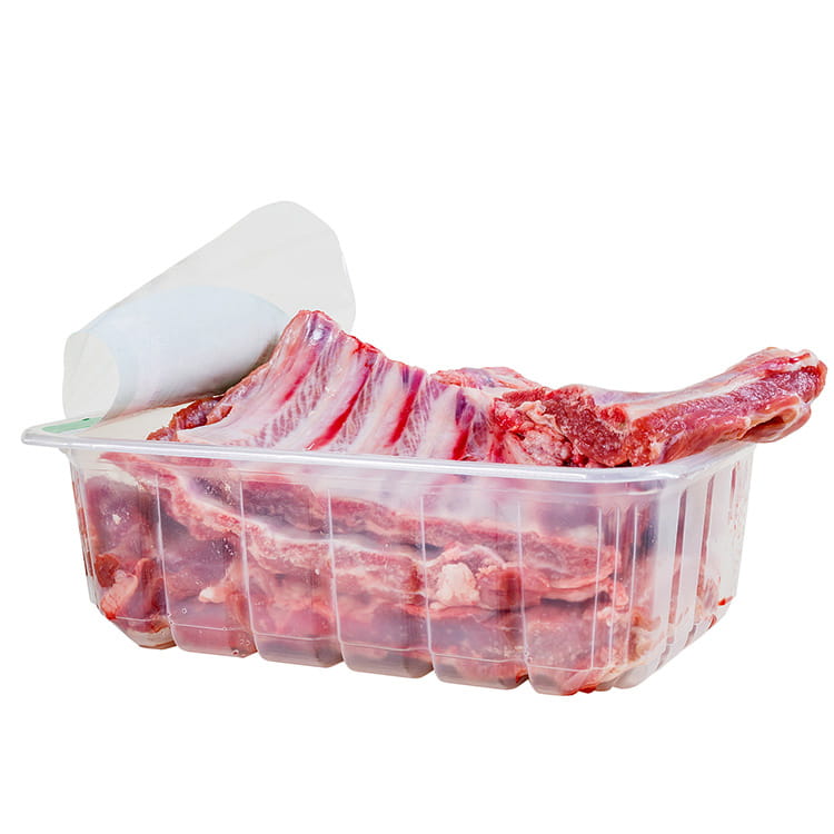 Leicht abziehbare thermoformbare PE-Ober- und Unterfolie für die Vakuumverpackung von Lebensmitteln